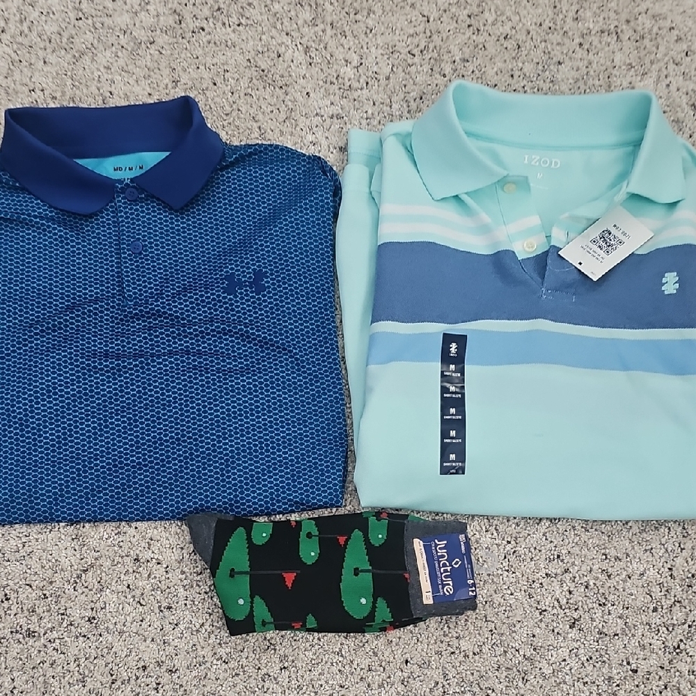 Under Armour Kids Navy Polo Shirt